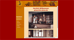 Desktop Screenshot of pinocchio-pizza.de