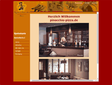 Tablet Screenshot of pinocchio-pizza.de